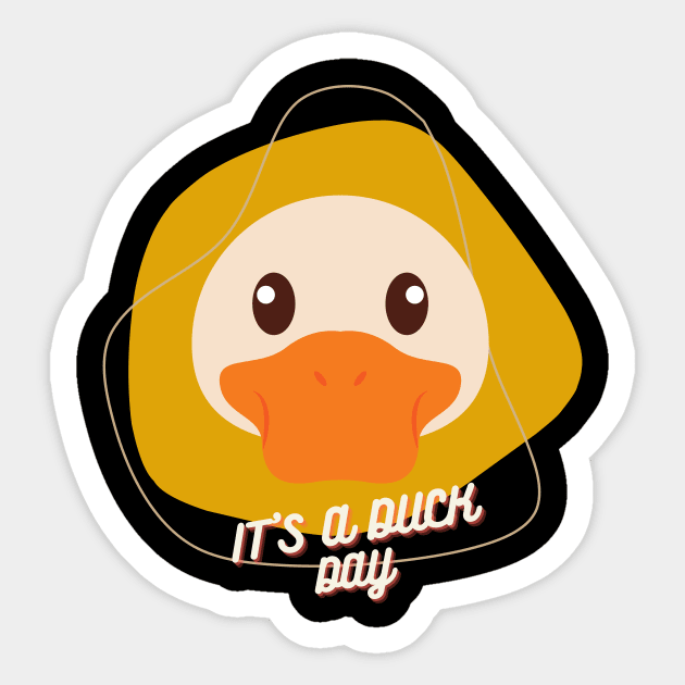 It's A Duck Day Sticker by NICHE&NICHE